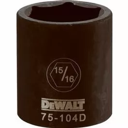 sae-impact-socket-6-point-black-oxide-1-2-in-drive-15-16-in SAE Impact Socket, 6-Point, Black Oxide, 1/2-In. Drive, 15/16-In.