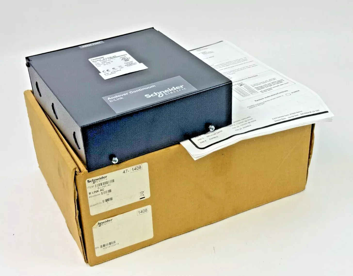 schneider-electric-b-link-ac-communication-converter-andover-continuum SCHNEIDER ELECTRIC - B-LINK-AC - COMMUNICATION CONVERTER - ANDOVER CONTINUUM