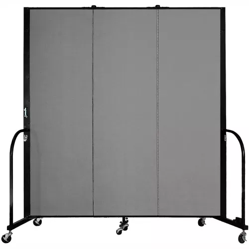 screenflex-portable-room-divider-3-panel-6-h-x-5-9-w-stone Screenflex Portable Room Divider - 3 Panel - 6'H x 5'9"W -Stone