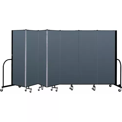 Screenflex Portable Room Divider - 7 Panel - 6'H x 13'1"W - Lake