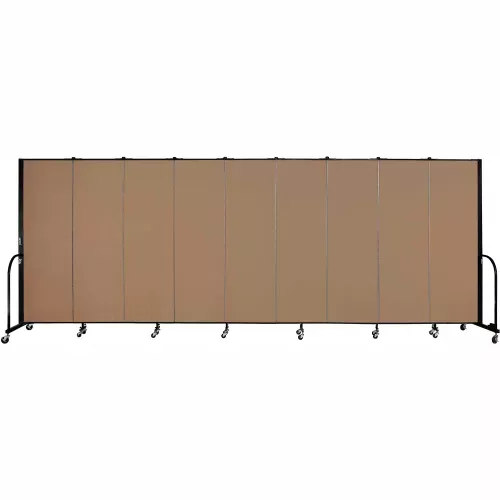 screenflex-portable-room-divider-9-panel-6-h-x-16-9-w-beech Screenflex Portable Room Divider - 9 Panel - 6'H x 16'9"W - Beech