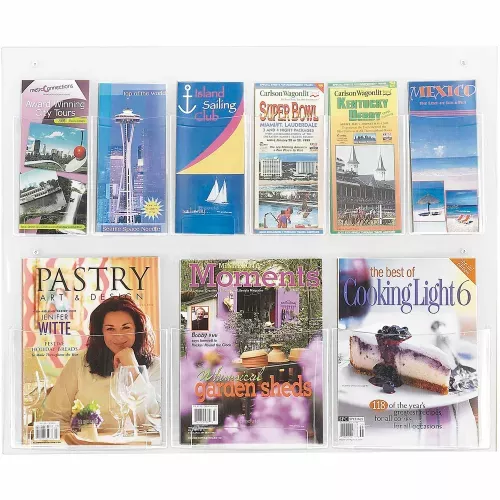 see-thru-3-magazine-6-pamphlet-display See-Thru 3 Magazine and 6 Pamphlet Display