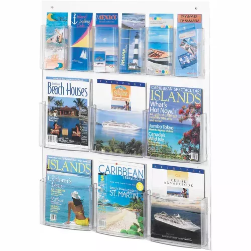 see-thru-6-magazine-6-pamphlet-display See-Thru 6 Magazine and 6 Pamphlet Display