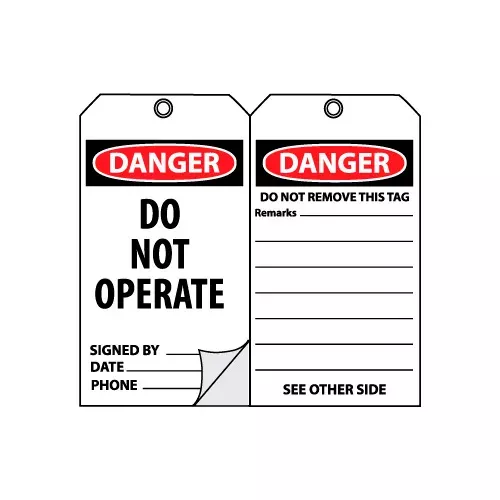 self-laminating-lockout-tags-do-not-operate Self-Laminating Lockout Tags - Do Not Operate