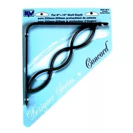 Shelf Bracket, Concord, Antique Bronze, 8-In.