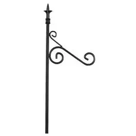 shepherds-hook-romantic-style-black-72-in Shepherds Hook, Romantic Style, Black, 72-In.