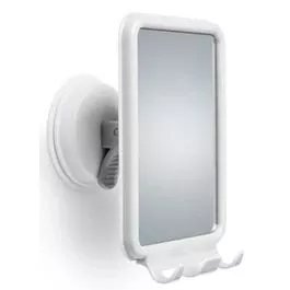 shower-mirror-white-shatterproof Shower Mirror, White, Shatterproof