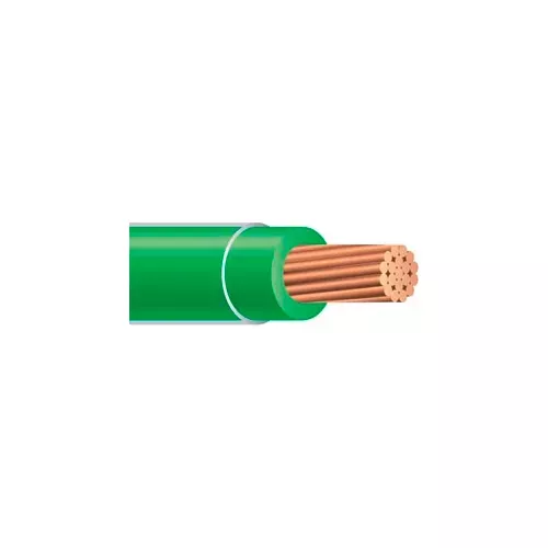 Southwire 20497401 THHN 6 Gauge Building Wire, Stranded Type, Green, 500 ft