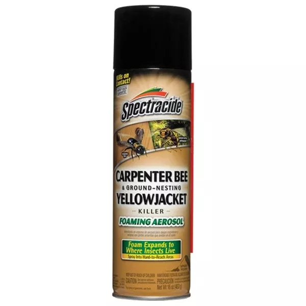 spectracide-carpenter-bee-ground-nesting-yellow-jacket-killer-foaming-aerosol SPECTRACIDE CARPENTER BEE AND GROUND-NESTING YELLOW JACKET KILLER FOAMING AEROSOL