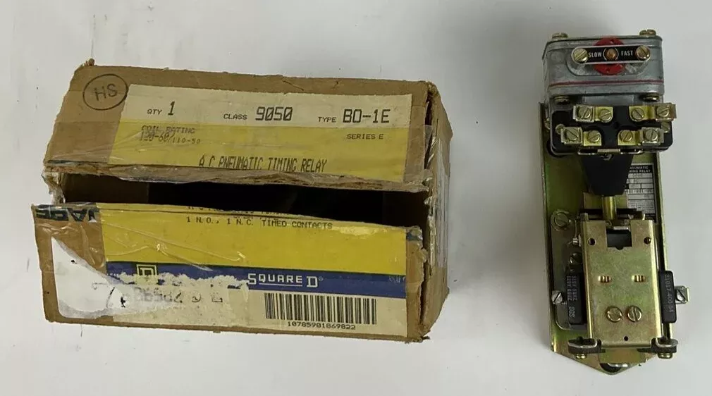 square-d-9050-b0-1e-timing-relay-ser-e SQUARE D 9050 B0-1E TIMING RELAY SER.E