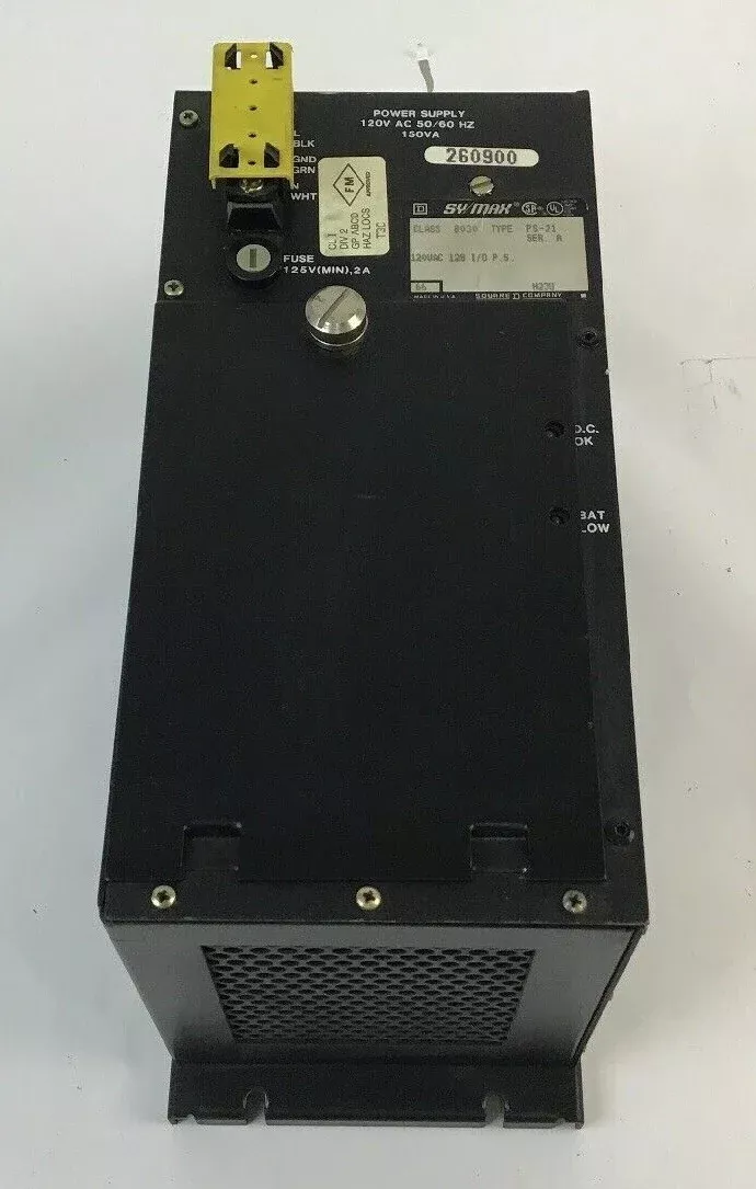 square-d-class-8030-type-ps-21-power-supply-120vac-50-60hz-150vaser SQUARE D CLASS 8030 TYPE PS-21 POWER SUPPLY 120VAC 50/60HZ 150VASER.A