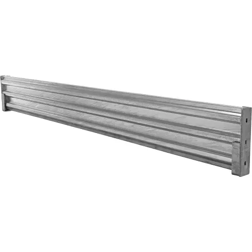 steel-galvanized-structural-guard-rail-drop-in-style-10-l-galvanized Steel Galvanized Structural Guard Rail, Drop-in Style, 10'L, Galvanized