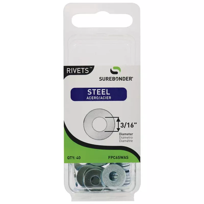 surebonder-fpc6swas-steel-rivet-washers Surebonder FPC6SWAS Steel Rivet Washers