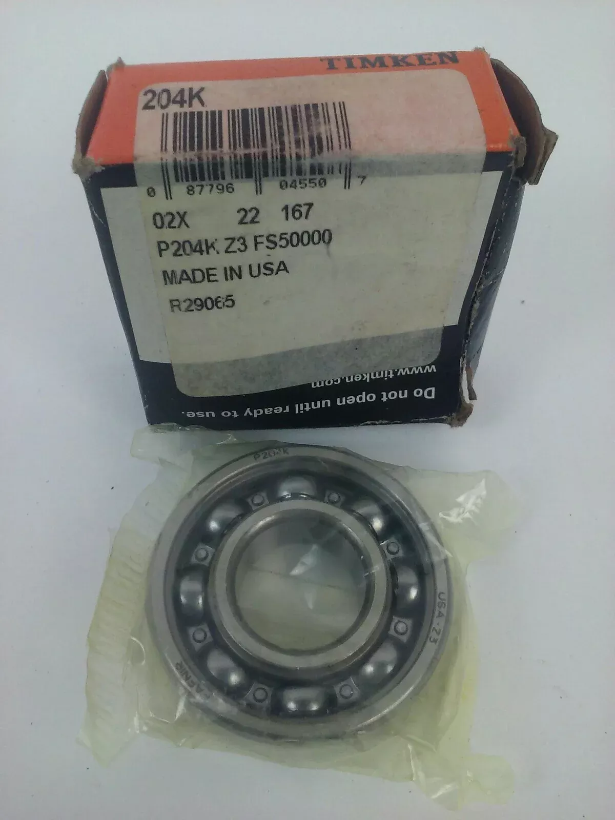 TIMKEN FAFNIR P204K BALL BEARING