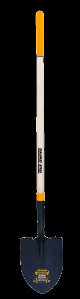 true-temper-forged-round-point-shovel-with-comfort-step-cushion-end-grip-on-hard True Temper Forged Round Point Shovel With Comfort Step And Cushion End Grip On Hardwood Handle