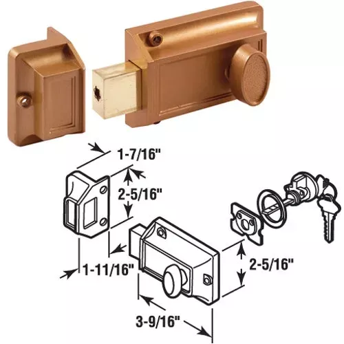 u-9956-defender-security-night-lock-with-locking-cylinder U 9956 Defender Security Night Lock With Locking Cylinder