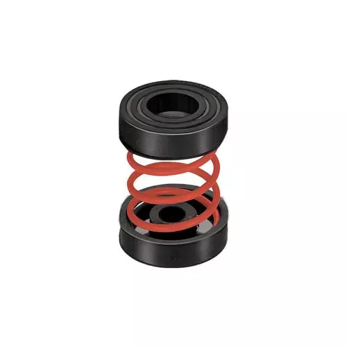 unhoused-simple-spring-mount-2-l-x-2-w-x-2-3-4-h-red Unhoused Simple Spring Mount - 2"L x 2"W x 2-3/4"H Red