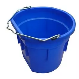 utility-bucket-flat-sided-blue-resin-20-qts Utility Bucket, Flat Sided, Blue Resin, 20-Qts.