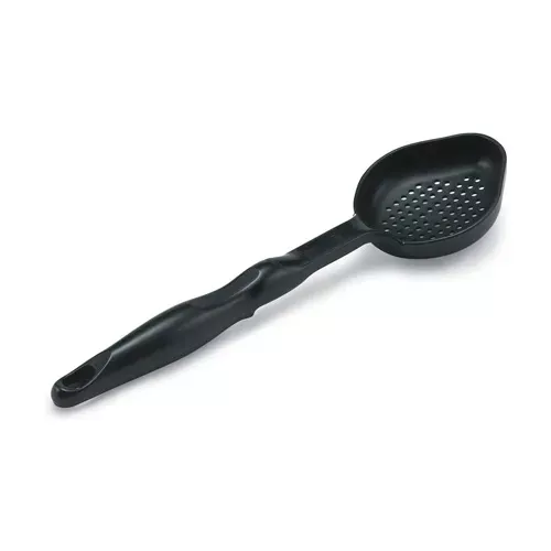 Vollrath 6 Oz. Perforated Oval Spoodle - Black - Pkg Qty 12