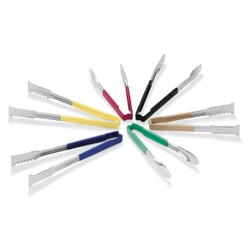 vollrath-9-5-utility-tongs-colored-set-pkg-qty-3 Vollrath 9.5" Utility Tongs Colored Set - Pkg Qty 3