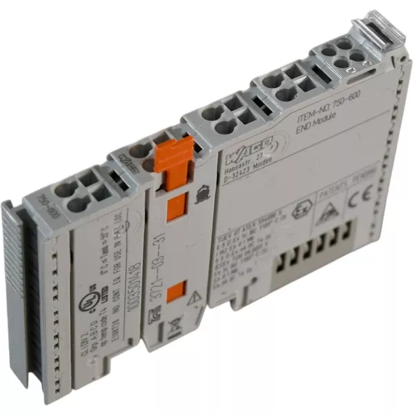 wago-750-600-end-module-i-o-system-buscoupler-atex-ul-listed Wago 750-600 End Module I/O System Buscoupler ATEX UL Listed