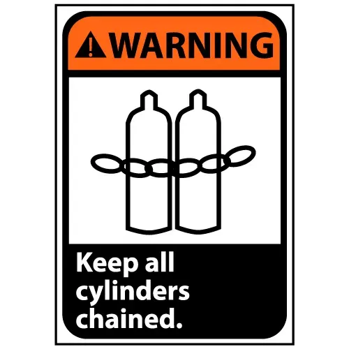 warning-sign-10x7-vinyl-keep-all-cylinders-chained Warning Sign 10x7 Vinyl - Keep All Cylinders Chained