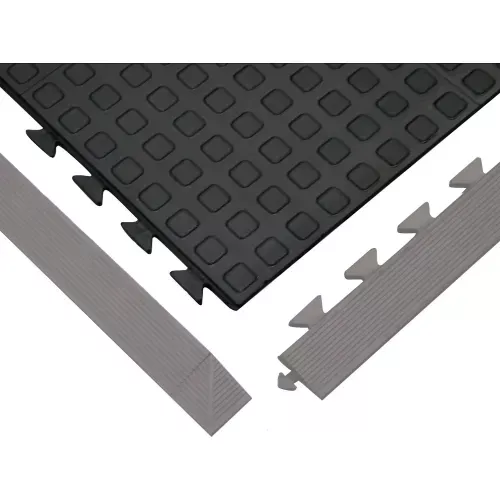 wearwell-rejuvenator-squared-interlocking-tile-5-8-thick-3-x-3-black Wearwell Rejuvenator Squared Interlocking Tile 5/8" Thick 3' x 3' Black