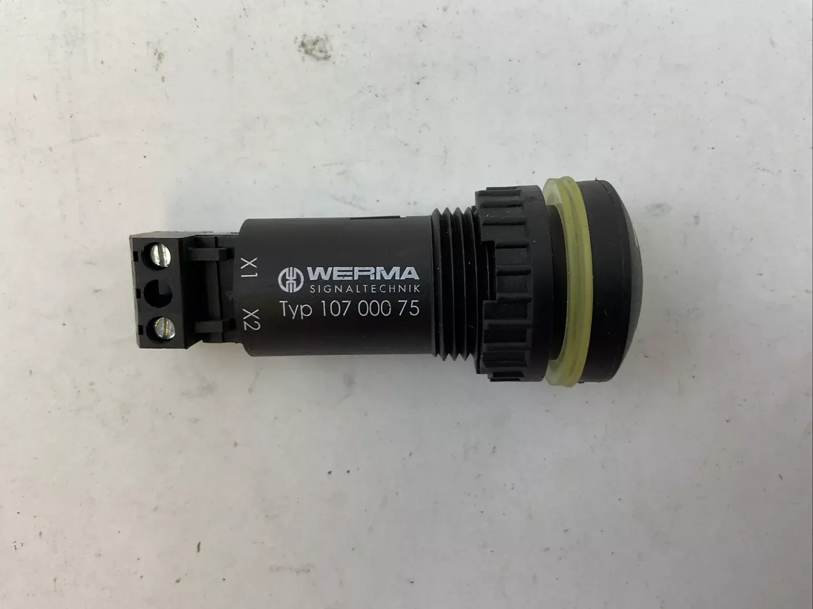 WERMA TYP 107 000 75 ELECTRONIC ALARM BUZZER 24VAC
