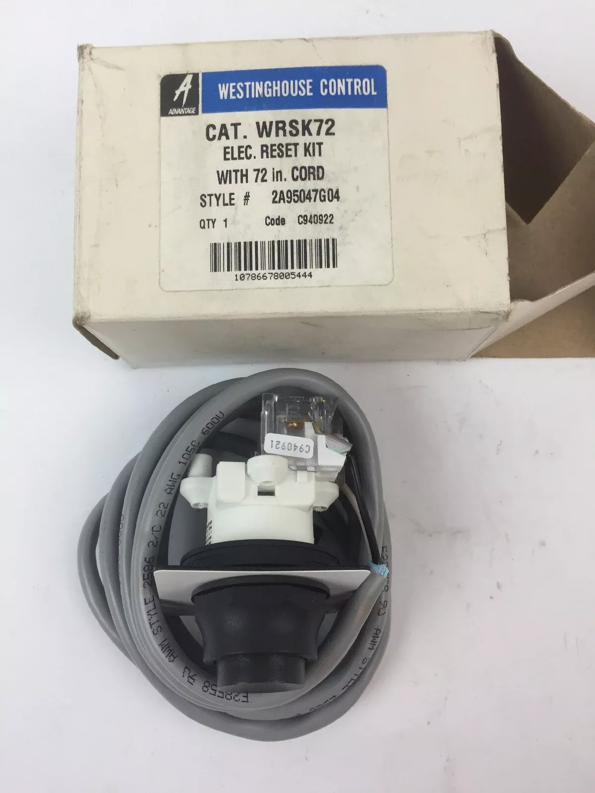 westinghouse-wrsk72-elect-reset-kit-with-72-in-cord WESTINGHOUSE WRSK72 ELECT. RESET KIT WITH 72 IN. CORD