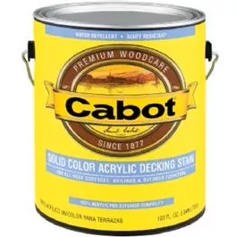 White Base Acrylic Decking Stain, Qt.