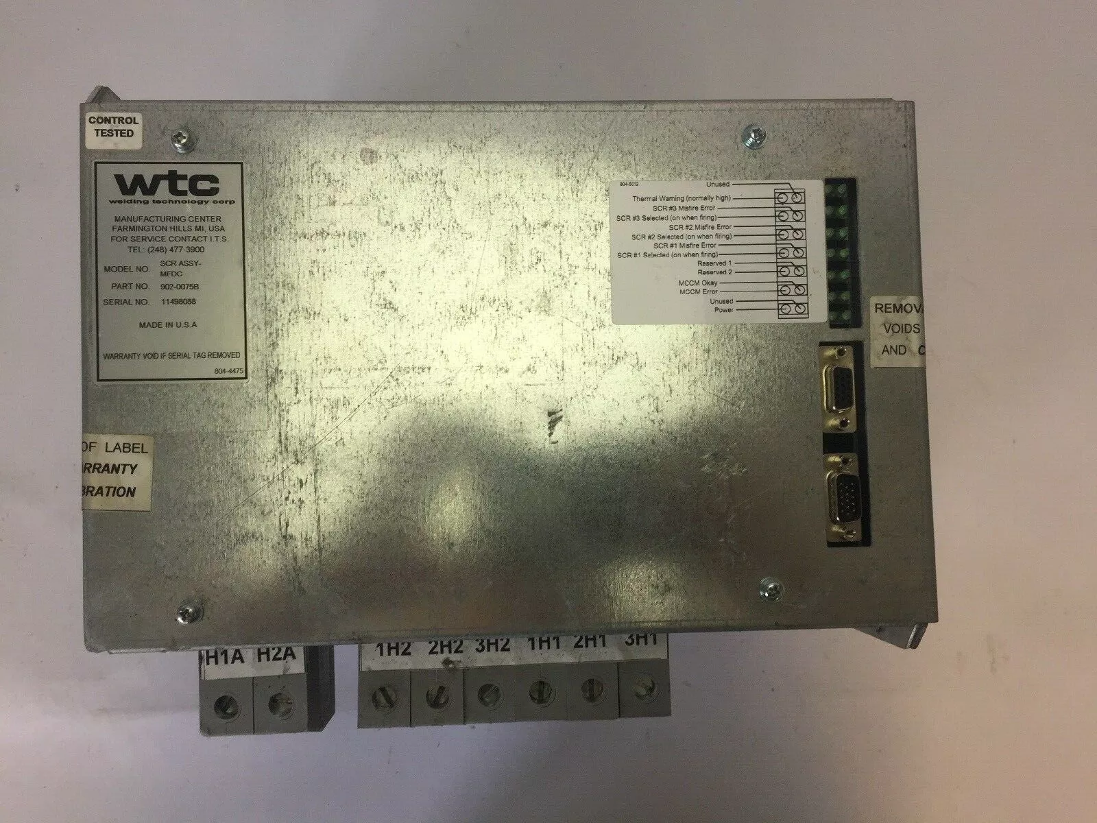 wtc-scr-assy-mfdc-controller-module WTC SCR ASSY-MFDC CONTROLLER MODULE