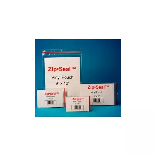 zip-seal-vinyl-pouches-4-x-6-plain-25-pcs-pkg Zip Seal Vinyl Pouches, 4" x 6", Plain (25 pcs/pkg)